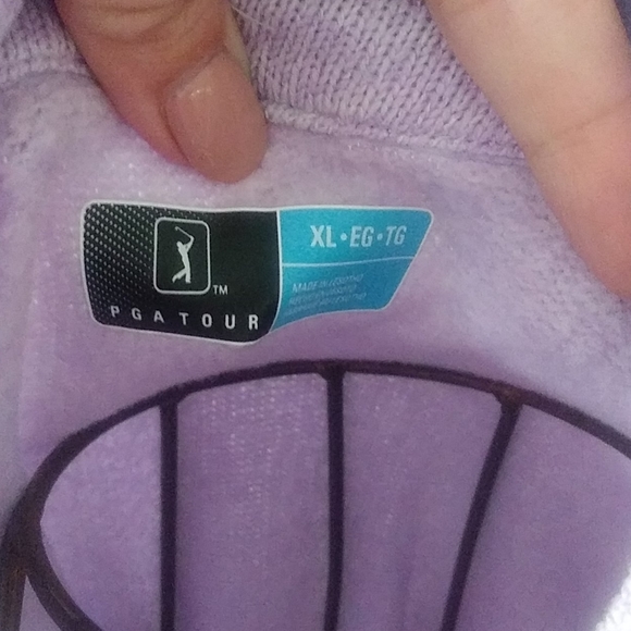 Ladies size XL PGA zipper up sweater - Picture 3 of 4